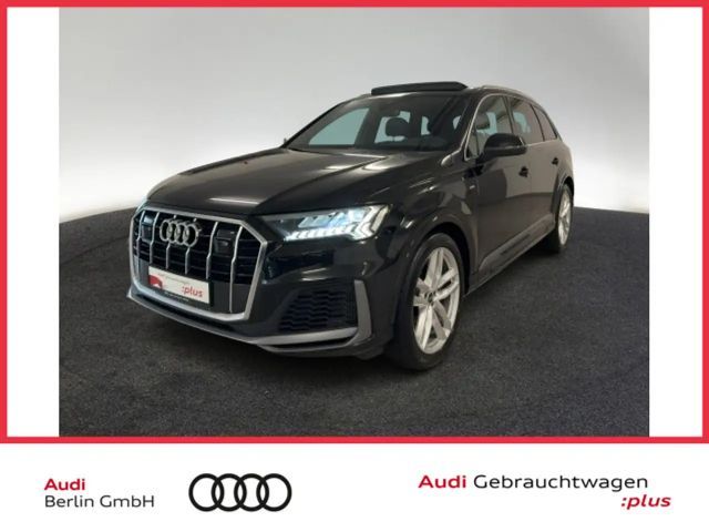 Audi Q7 S line 55 TFSI qu.tiptr. AHK MATRIX RFK PANO 2022 Benzine