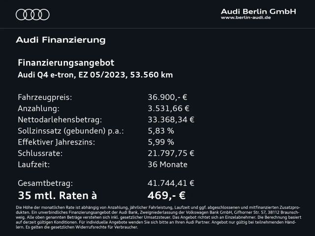 Audi Q4 e-tron