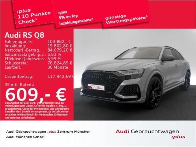 Audi RS Q8 Dynamik+/Keramik/StdHzg/B&O/AHK 2023 Benzine