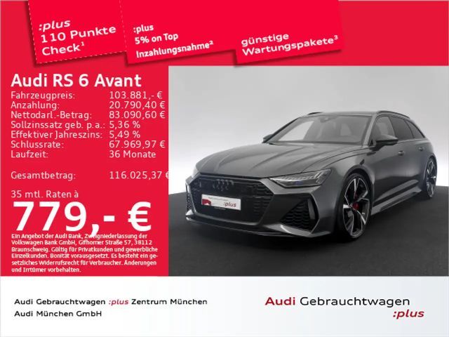 Audi RS6 RS6 Avant Keramik/StdHzg/Laser/Essentials 2023 Benzine
