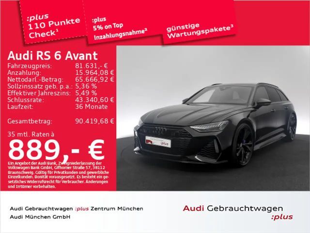 Audi RS6 RS6 Avant Dynamik+/Keramik/StdHzg/Laser/B&O 2021 Benzine