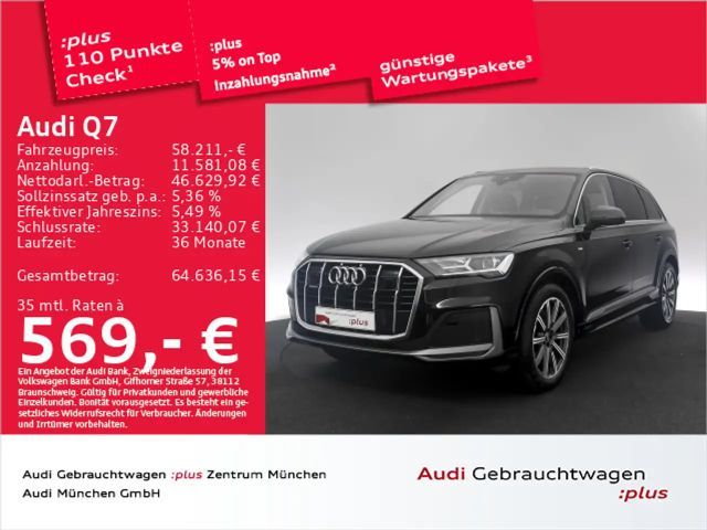 Audi Q7 50 TDI qu. S line HuD/StdHzg/AHK 2022 Diesel