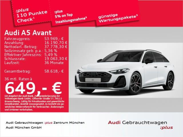 Audi A5 TFSI qu. S tronic S line StdHzg/Pano/B& 2025 Benzine