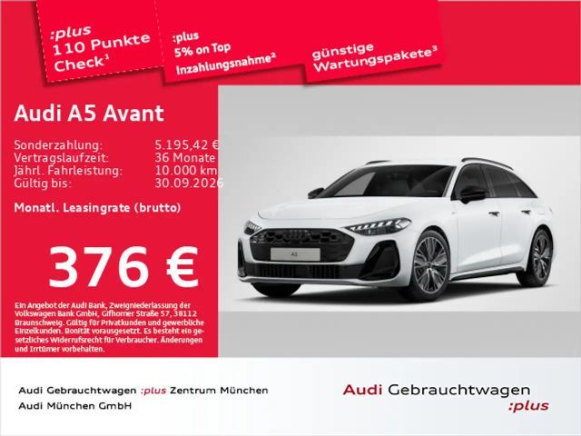 Audi A5 e-hybrid qu. S tronic S line Kamera/19" 2025 Hybride / Benzine