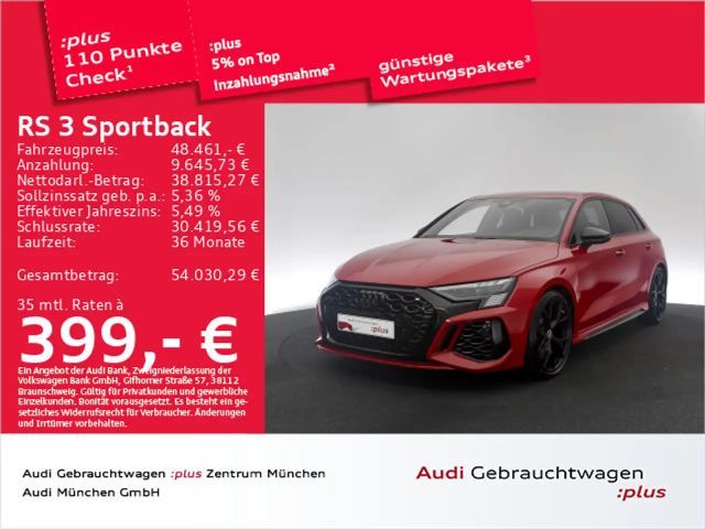 Audi RS3 RS3 Sportback qu. B&O/Sportabgas/280kmH/Matrix 2023 Benzine