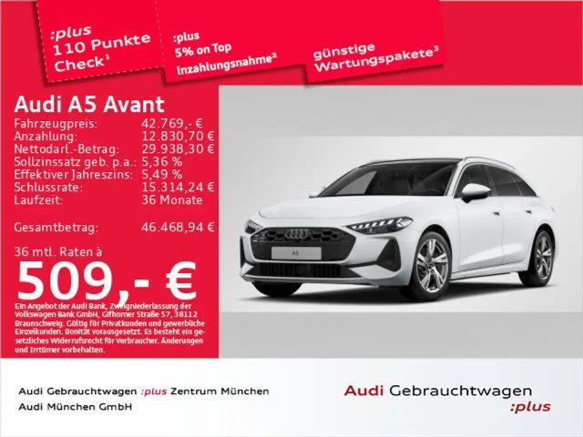 Audi A5 TDI qu. S tronic Pano/LED+/ACC/Navi+/AH 2025 Diesel