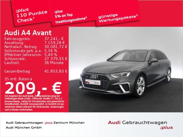 Audi A4 40 TFSI qu. S tronic 2x S line AHK/Navi 2024 Benzine