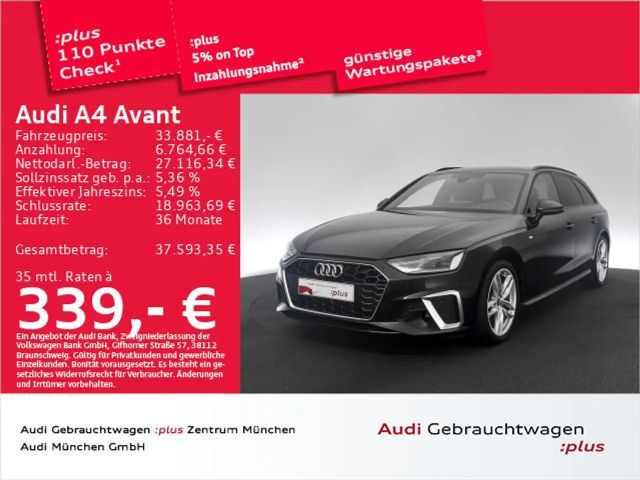 Audi A4 35 TFSI S tronic 2x S line AHK/Navi+ 2023 Benzine