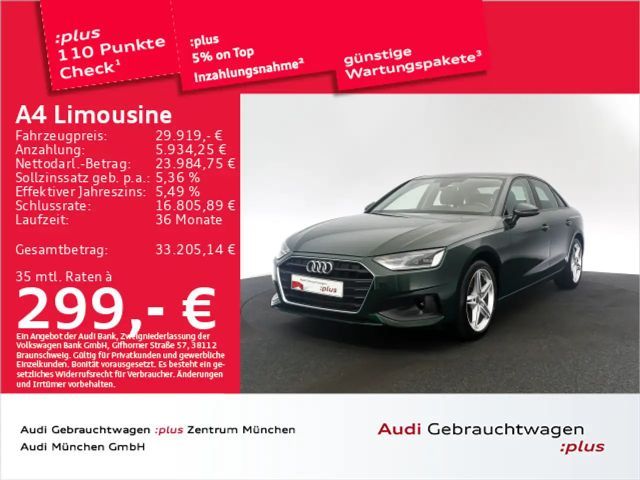 Audi A4 35 TFSI S tronic Navi+/PDC+ 2023 Benzine