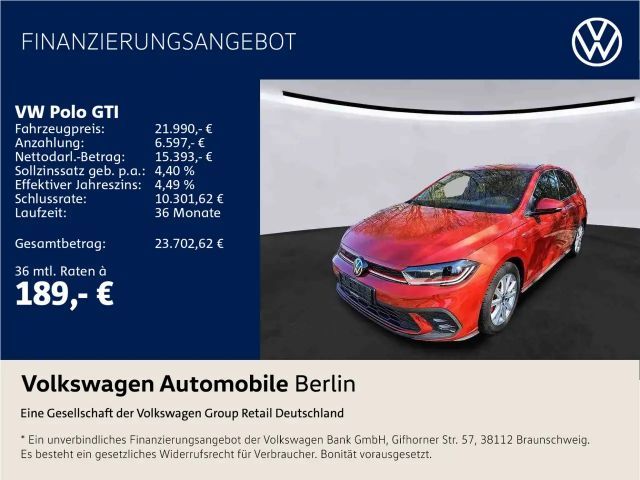 Volkswagen Polo GTI 2.0 TSI Matrix-LED APP Sitzhzg. 2023 Benzine
