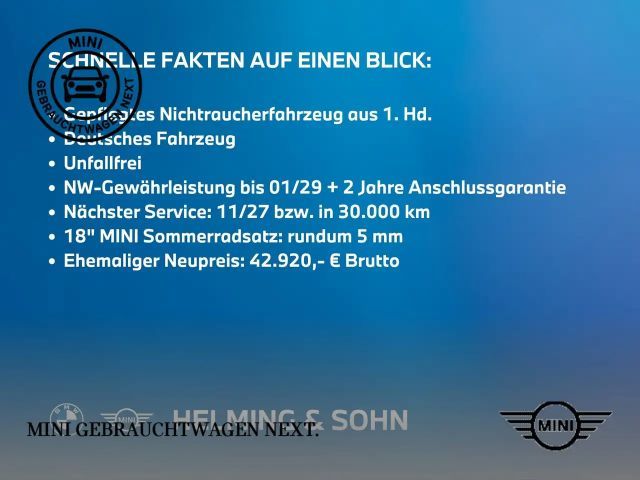 MINI Cooper Cabrio Cooper S Cabrio Head-Up HK HiFi Massage ACC DAB uv 2026 Benzine