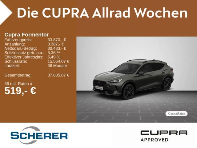 Cupra Formentor 2.0 TSI VZ Tribe Edition PANO MATRIX A 2024 Benzine