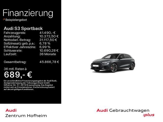 Audi S3 TFSI S tr *PANO*HUD*MATRIX*Raute 2023 Benzine