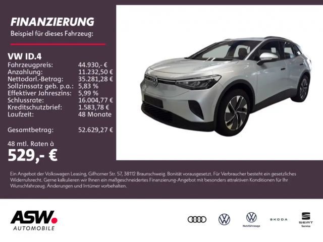 Volkswagen ID.4 Pro 4M LED Navi RFK ACC SHZ Wärmepumpe AHK 2026 Elektrisch