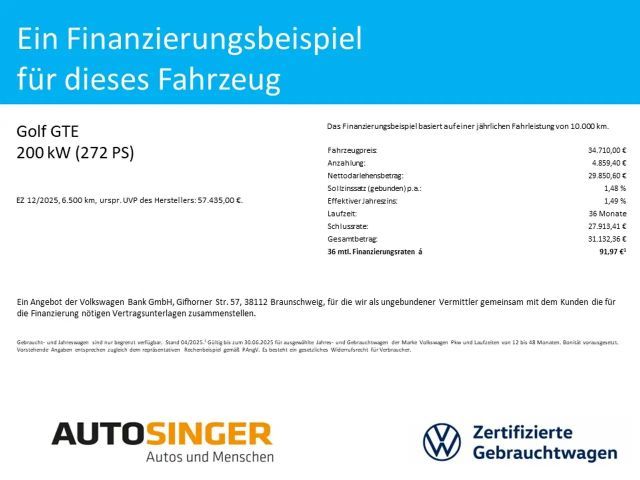 Volkswagen Golf GTE