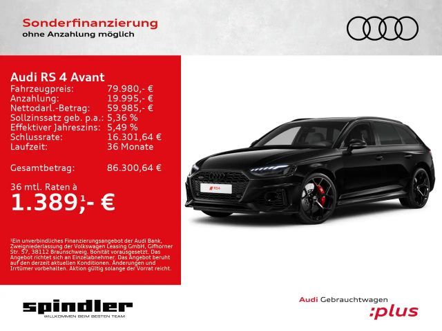 Audi RS4 quattro/ RS competition+,Vmax290, AHK 2024 Benzine