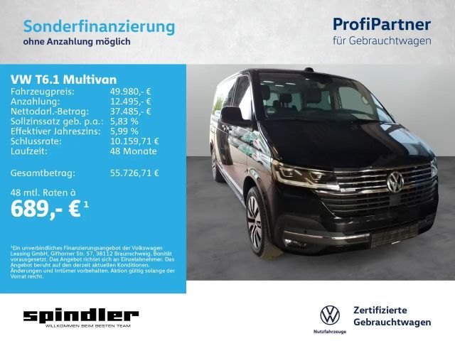 Volkswagen T6.1 Multivan Generation Six 4M DSG/ Standh, LED 2021 Diesel