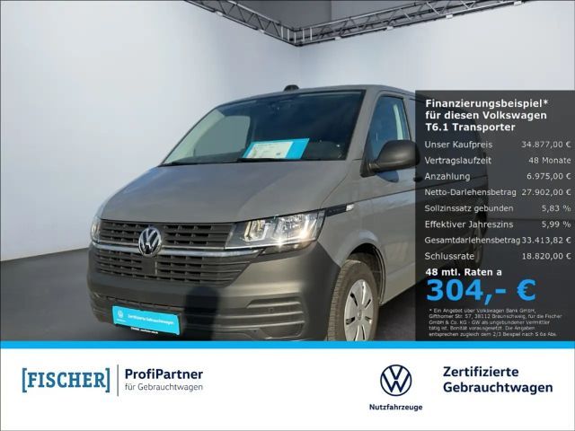 Volkswagen T6.1 Transporter 2.0TDI LR lang Klima PDC Vorber. AHK 2024 Diesel