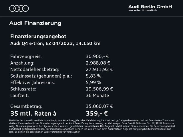 Audi Q4 e-tron