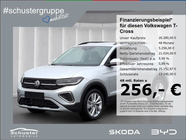 Volkswagen T-Cross Life 1.0TSI*DSG AHK ACC IQ-LED R-Kam 17* 2026 Benzine