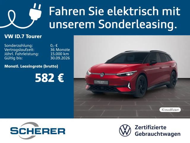 Volkswagen ID.7 GTX 4MOTION 86 kWh | 20" in Schwarz 2025 Elektrisch