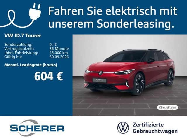 Volkswagen ID.7 GTX 4MOTION 86 kWh | 21" in Schwarz/ 2025 Elektrisch