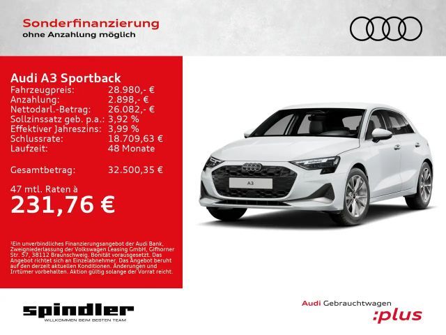 Audi A3 advanced TDI S-tronic / LED, RFK 2025 Diesel