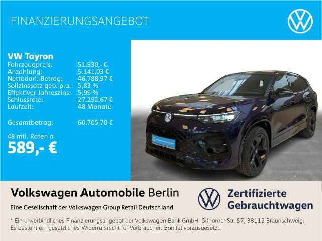 Volkswagen Tayron 2.0 TSI DSG R-Line 4Motion Pano Navi ACC 2025 Benzine