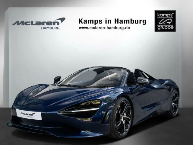 McLaren 750S Spider CF Exterior I Namaka Blue I B&W 2026 Benzine