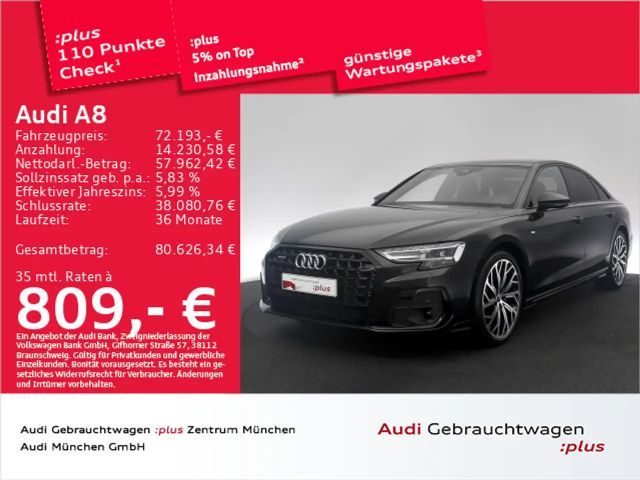 Audi A8 50 TDI qu. S line Pano/StdHzg/RSR/21"Zoll 2023 Diesel
