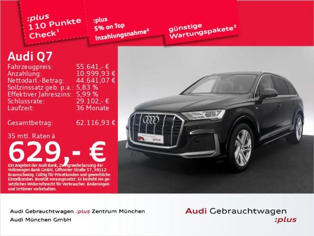 Audi Q7 50 TDI qu. S line StdHzg/HuD/Kameras 2022 Diesel