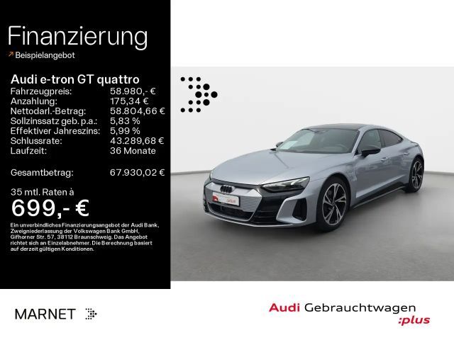 Audi e-tron GT e-tron GT qu*Navi*Matrix*B&O*Pano*Carbon*Audi Co 2024 Elektrisch