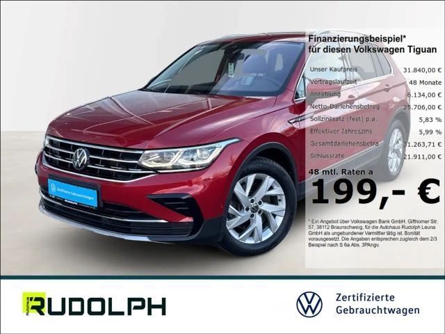 Volkswagen Tiguan Elegance 2.0 TDI 4Motion DSG LED HUD SHZ ACC 360 K 2021 Diesel