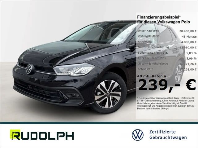 Volkswagen Polo ENERGY 1.0 TSI 7-Gang-DSG LED Navi SHZ Fernlichtas 2026 Benzine