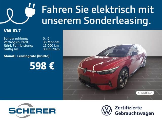 Volkswagen ID.7 GTX 4MOTION 86 kWh | 21" in Schwarz/glanzge 2026 Elektrisch