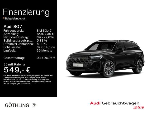 Audi SQ7 *Matrix*HUD*B&O*Pano*360cam*air**Navi*virtual 2024 Benzine