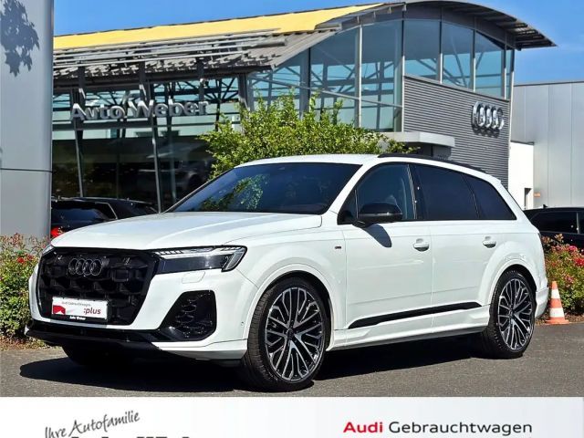 Audi Q7 TFSI qu S LINE BLACK AHK LASER NACHTSICHT 7-S 2025 Benzine