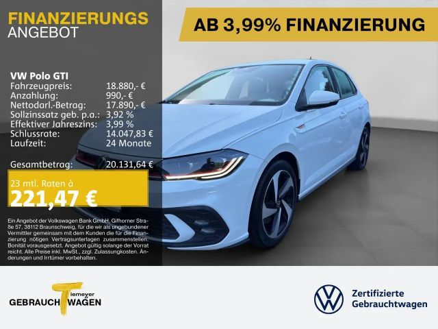 Volkswagen Polo GTI IQ.LIGHT NAVI LM17 SITZHZ DSG 2023 Benzine