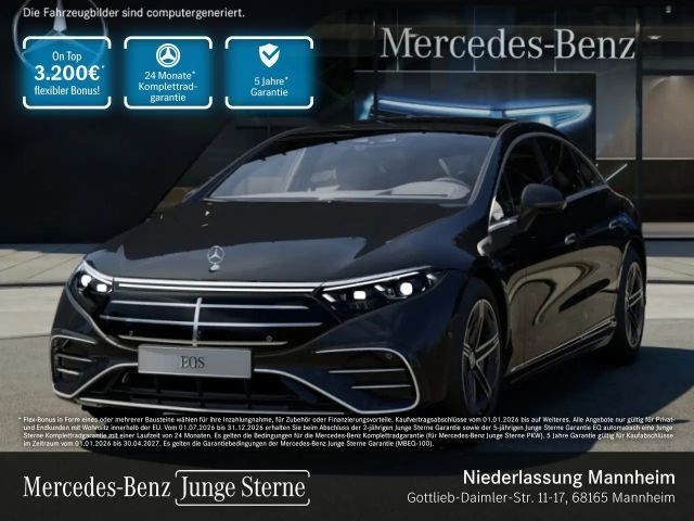 Mercedes-Benz EQS 450 AMG Fondent Airmat Pano Burmester Distr. 2025 Elektrisch