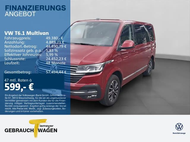 Volkswagen T6.1 Multivan GENERATION SIX AHK LEDER KAMERA 2022 Diesel