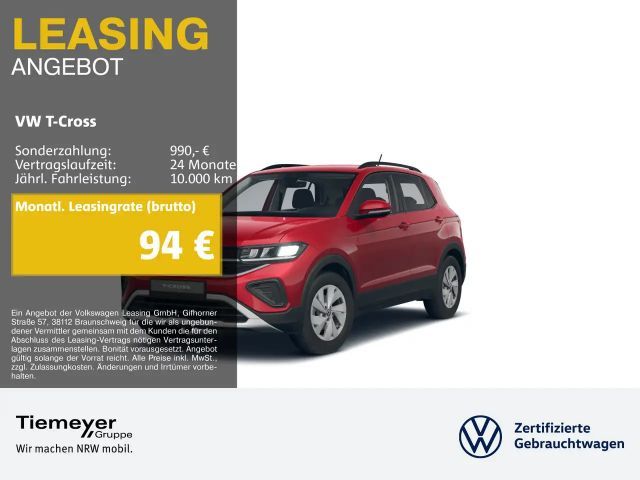 Volkswagen T-Cross 1.0 TSI LIFE NAVI SITZHZG LED PDC 2025 Benzine