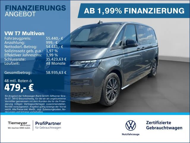 Volkswagen T7 Multivan HYBRID ALLRAD AHK ACC EASY-OPEN 2025 Hybride / Benzine