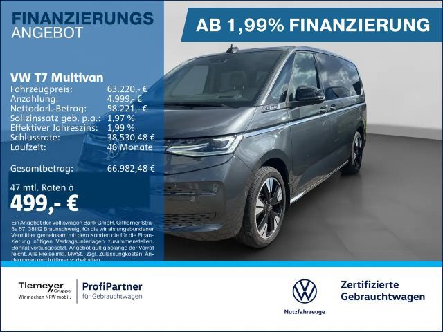 Volkswagen T7 Multivan HYBRID ALLRAD LÜ LANG STYLE PANO 360 2025 Hybride / Benzine
