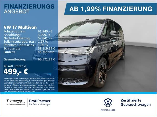 Volkswagen T7 Multivan HYBRID ALLRAD STYLE LM19 360 PANO HK 2025 Hybride / Benzine