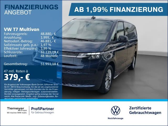 Volkswagen T7 Multivan LÜ LANG LIFE 7-SITZE ACC AHK eTÜREN 2025 Diesel
