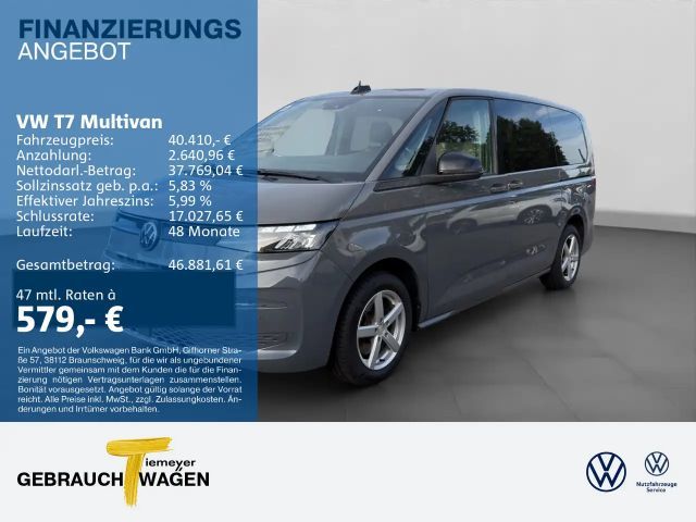 Volkswagen T7 Multivan TDI DSG LANG KAMERA LED 2022 Diesel