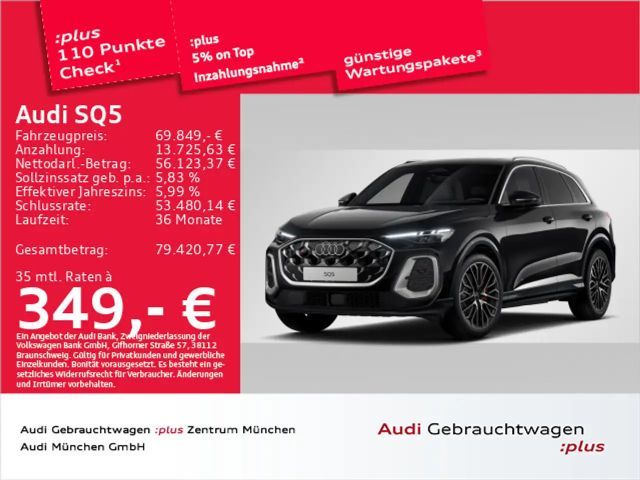 Audi SQ5 TFSI S tronic Luftfed/Pano 2025 Benzine