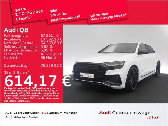 Audi Q8 50 TDI qu. tiptr. Pano/LuftFed/ACC/Virtual 2023 Diesel