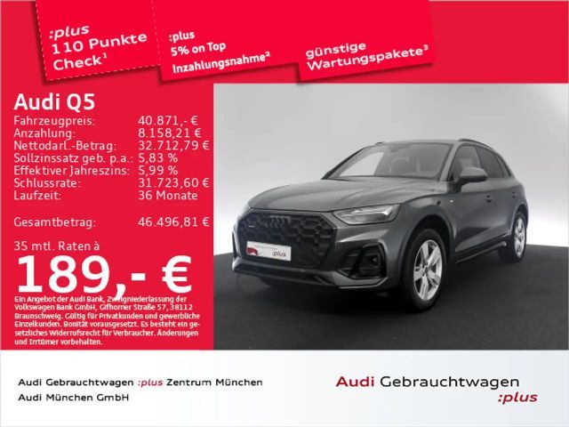 Audi Q5 40 TDI qu. S tronic 2x S line AHK/Navi+ 2023 Diesel