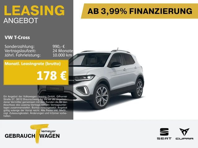Volkswagen T-Cross 1.0 TSI DSG STYLE LM18 MATRIX AHK KAMERA 2026 Benzine